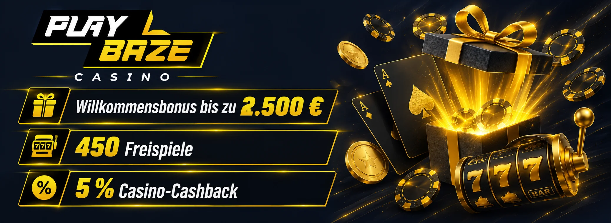 Willkommenspaket + 450 Freispiele